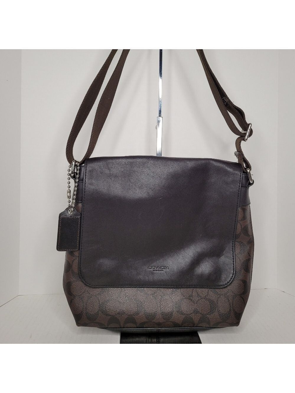 Coach Signature C's Houston Map Bag E1777-F54771